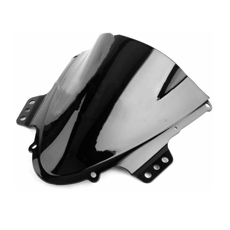 MLTLKPPVNG Windschild Spoiler Für Suzu&ki Für GSXR1000 Für GSX-R1000 1000R K5 2005 2006 Motorrad Windschutzscheibe Windschutz Double Bubble Schwarz(Black) von MLTLKPPVNG