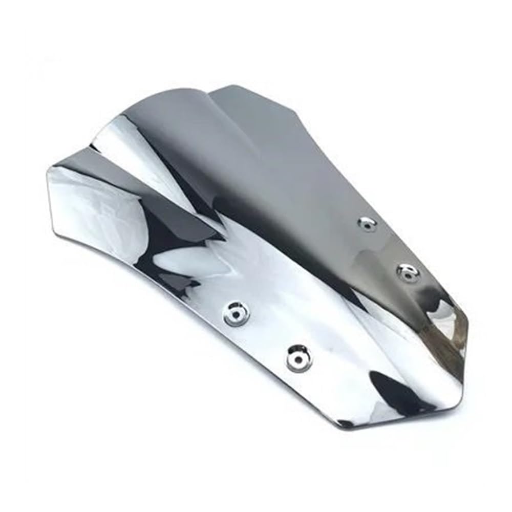 MLTLKPPVNG Windschild Spoiler Für Y&amaha Für MT-09 Für Tracer Für MT09 FFür J09 Für FJ-09 2015 2016 Für MT 09 Für FJ 09 2015 2016 Schwarz Windschutzscheibe Double Bubble(Chrom) von MLTLKPPVNG