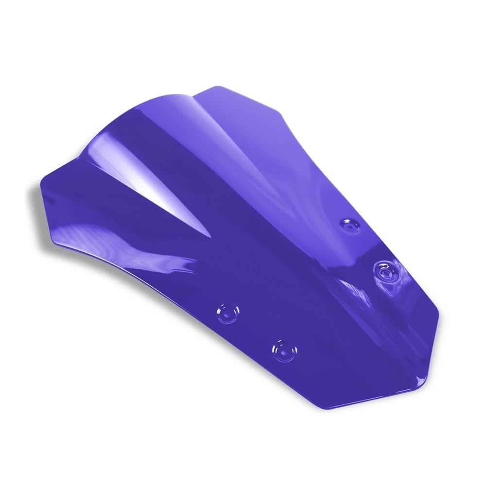 MLTLKPPVNG Windschild Spoiler Für Y&amaha Für MT-09 Tracer Für MT09 Für FJ09 Für FJ-09 2015 2016 2017 Für MT 09 Für FJ 09 2015 2016 Schwarz Windschutzscheibe Double Bubble(Blue) von MLTLKPPVNG