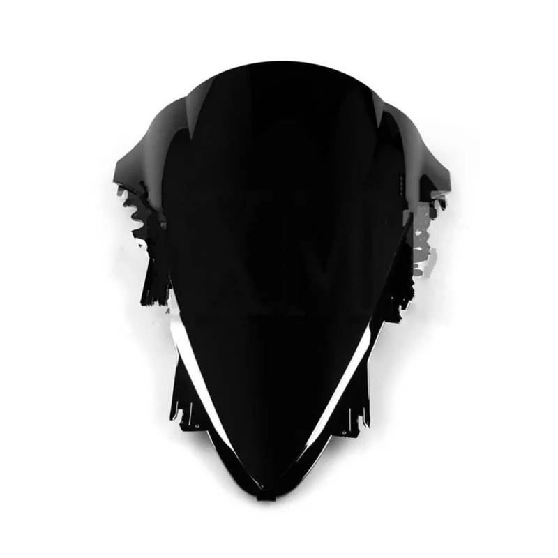 MLTLKPPVNG Windschild Spoiler Für Y&amaha Für YZF 1000 R1 Für YZFR1 2007 2008 Windschutzscheibe Windschutz Double Bubble Schwarz Blau Weiß Rauch(Black) von MLTLKPPVNG