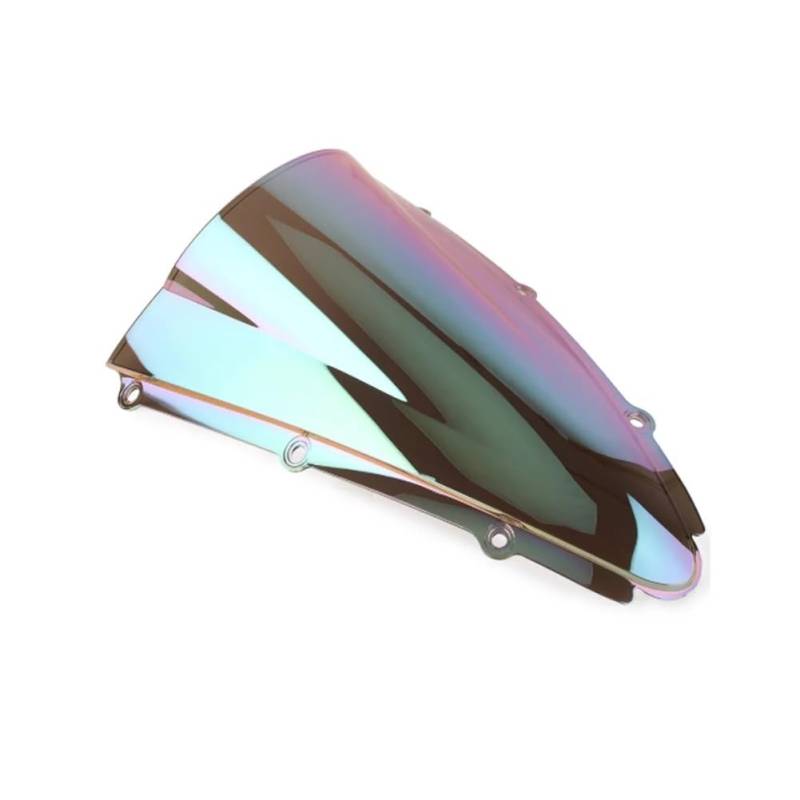 MLTLKPPVNG Windschild Spoiler Für Y&amaha Für YZF R1 Für YZF-R1 2000 2001 Motorrad Bildschirm Double Bubble Windschutzscheibe Deflektor Schutz Windschutzscheibe(White Iridium) von MLTLKPPVNG