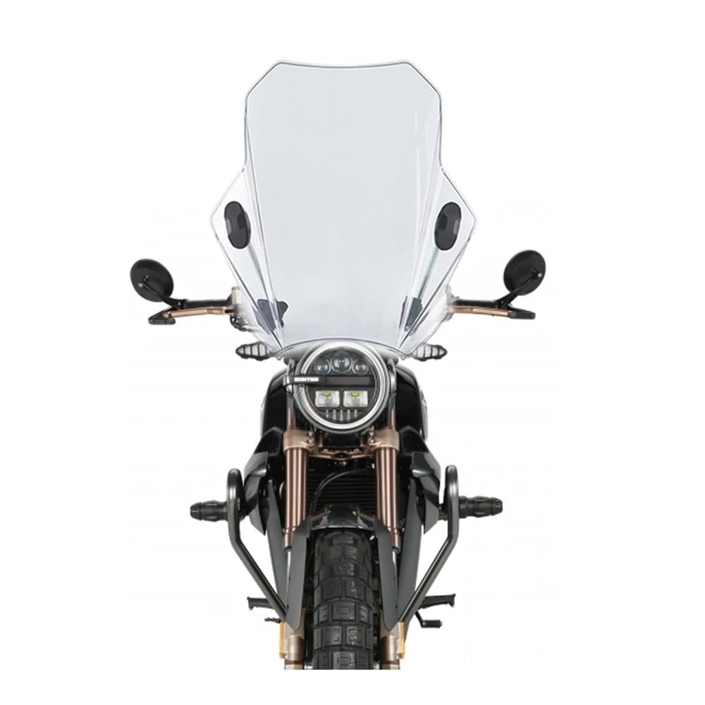 MLTLKPPVNG Windschild Spoiler Für Zon&TES Für G1-125 Für G1125 2021-2022 Motorrad Windschutzscheibe Windschutzscheibe Abdeckungen Bildschirm Rauch Objektiv Motorräder Deflektor(Transparent) von MLTLKPPVNG