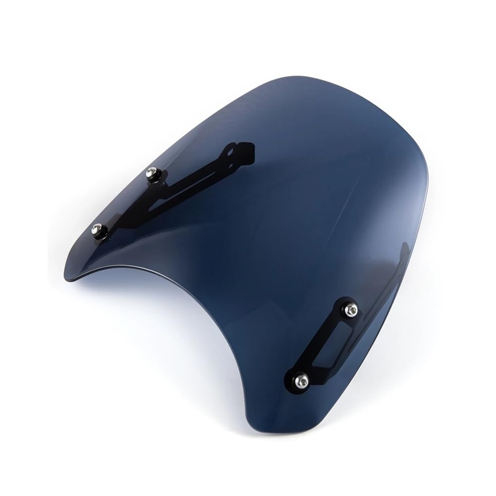 MLTLKPPVNG Windschild Spoiler Motor LWindscreen Windschutzscheibe Flyscreen Schild Windabweiser Halter Für Du&Cati Für Scrambler 400 800 2015 2016 2017 2018 2019 2020(Gray) von MLTLKPPVNG