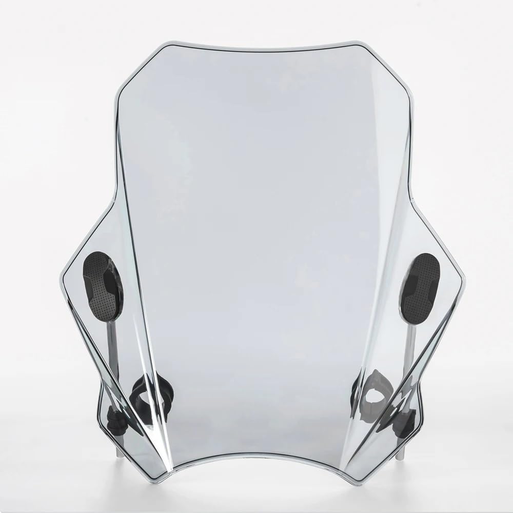 MLTLKPPVNG Windschild Spoiler Motorrad ABS Kunststoff Einstellbare Windschutzscheibe Für Für GB350 Für GB350RS 2021 2022(Gray) von MLTLKPPVNG