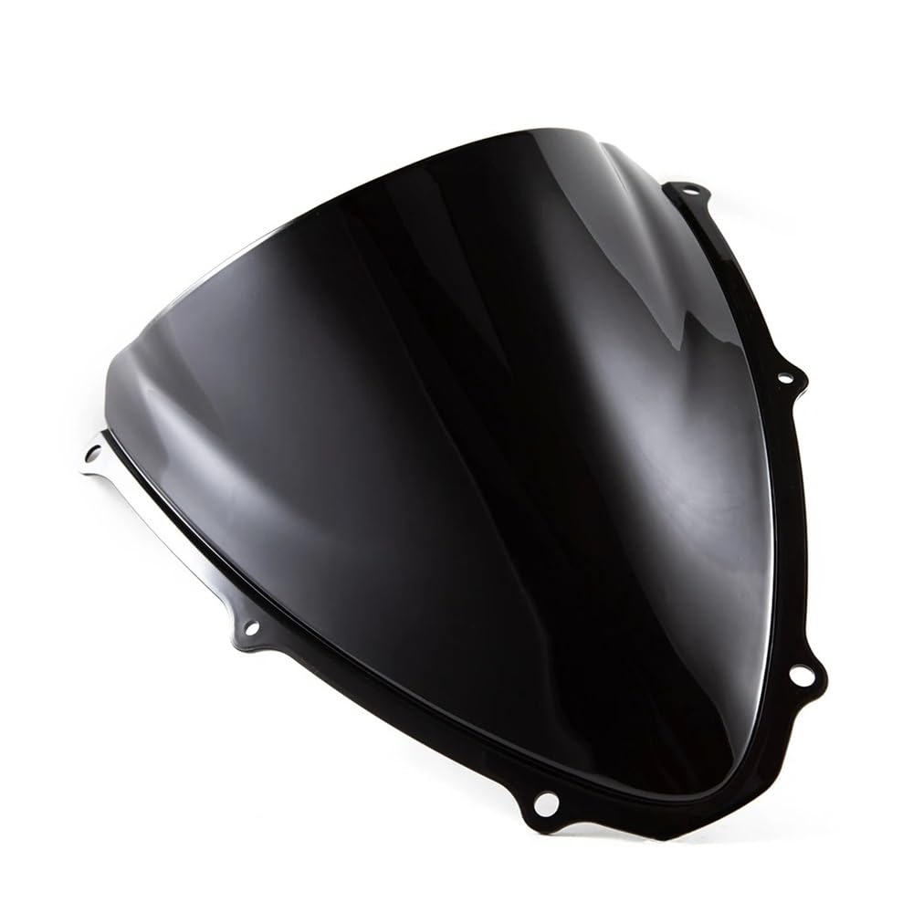 MLTLKPPVNG Windschild Spoiler Motorrad Double Bubble Windschutzscheibe Windschutz Für Suzu&ki Für K6 Für GSXR600 Für GSXR750 Für GSXR 600 750 2006 2007 Windshiel(Black) von MLTLKPPVNG