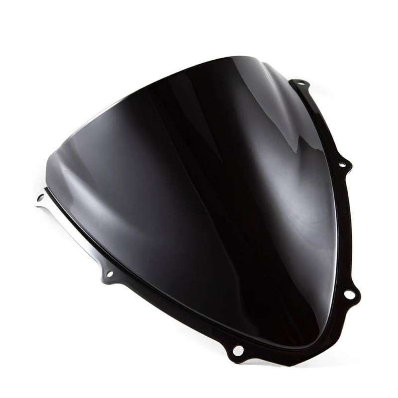 MLTLKPPVNG Windschild Spoiler Motorrad Double Bubble Windschutzscheibe Windschutz Für Suzu&ki Für K6 Für GSXR600 Für GSXR750 Für GSXR 600 750 2006 2007 Windshiel(Black) von MLTLKPPVNG