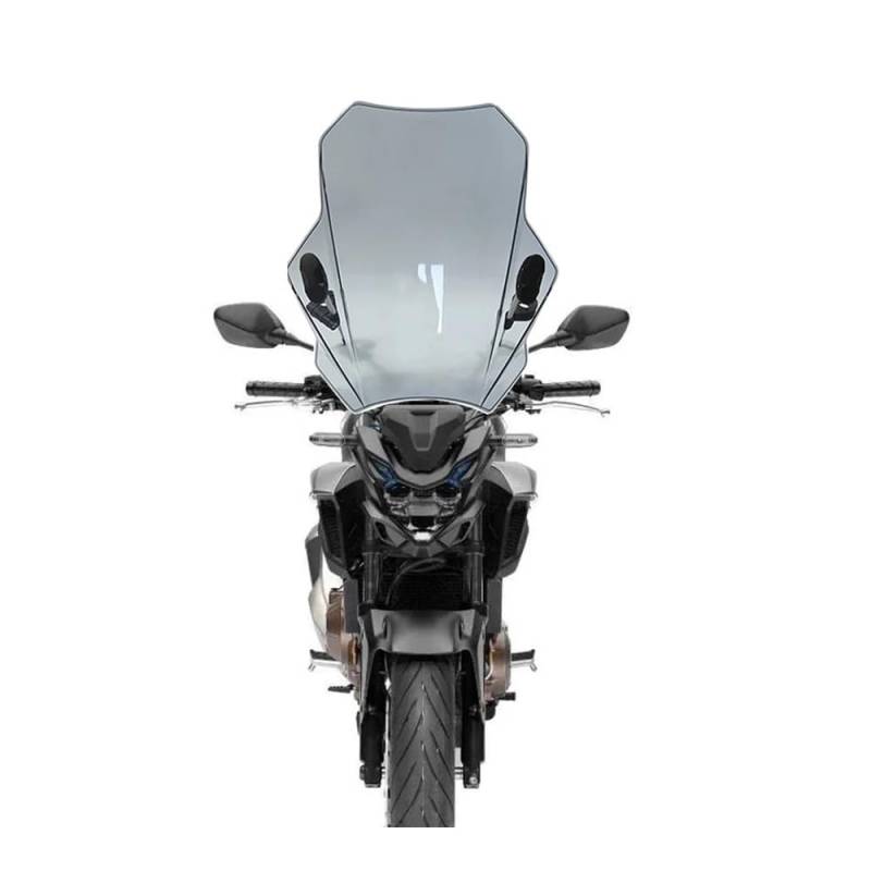 MLTLKPPVNG Windschild Spoiler Motorrad Einstellbare Wind Bildschirm Windschutzscheibe Für Für CB500F Für CB650F Für CB600F Für Hornet 1998-2022 Für CB500 Für F CB650 F Für Hornet(Grau) von MLTLKPPVNG