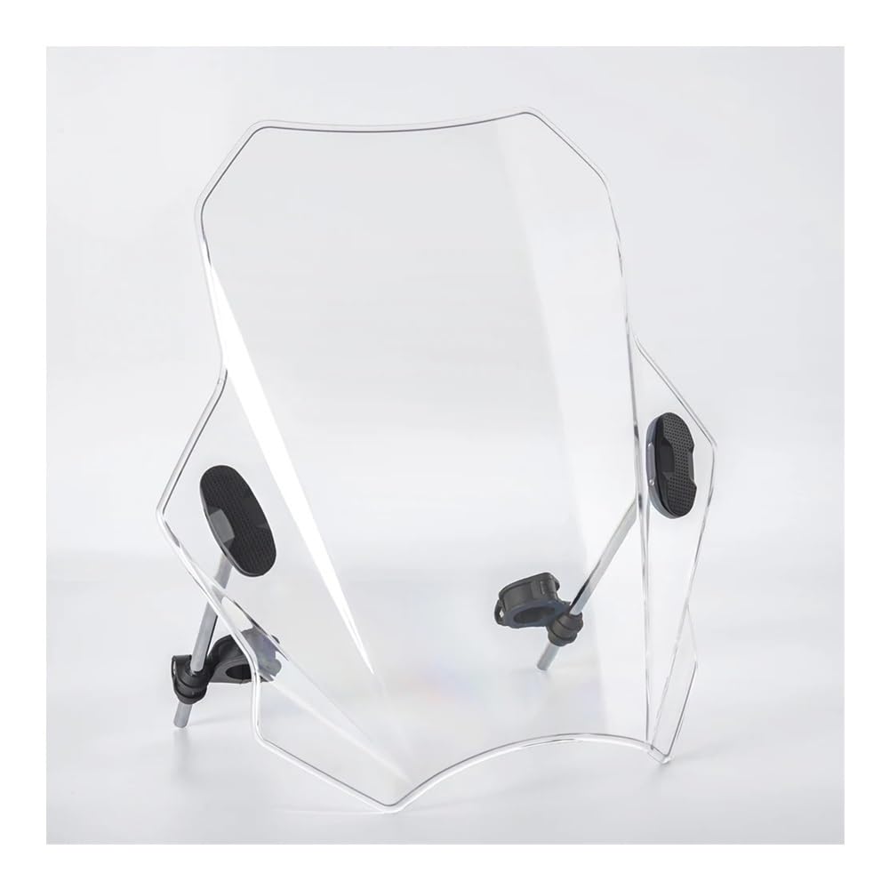 MLTLKPPVNG Windschild Spoiler Motorrad Einstellbare Windschutz Windschutzscheibe Für VOGE F 300AC F 300ACX 2021 2022(Transparent) von MLTLKPPVNG