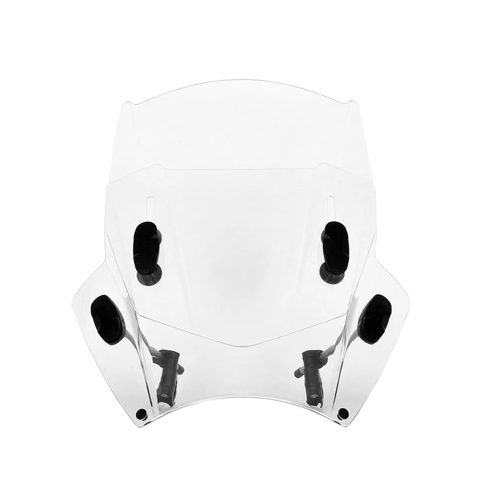 MLTLKPPVNG Windschild Spoiler Motorrad Windschutz Universal Für Für GB350 Für GB350RS 2021 2022 Für Hornet 2,0 2021 2022 2023(Adjust Transparent) von MLTLKPPVNG
