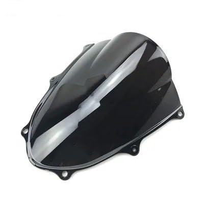 MLTLKPPVNG Windschild Spoiler Motorrad Windschutzscheibe Für Suzu&ki Für GSX-R1000 Für GSXR1000 Für GSXR Für GSX-R Für GSX R 1000 Für K17 2017 2018 Double Bubble(Black) von MLTLKPPVNG