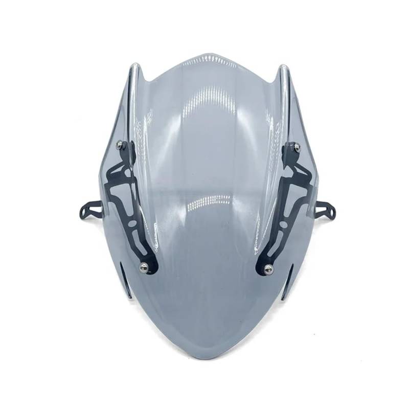 MLTLKPPVNG Windschild Spoiler Motorrad Windschutzscheibe Schild Bildschirm Mit Halterung Für Suzu&ki Für GSX-S750 Für GSXS750 2017 2018 2019 2020 2021 2022(Leichter Rauch) von MLTLKPPVNG