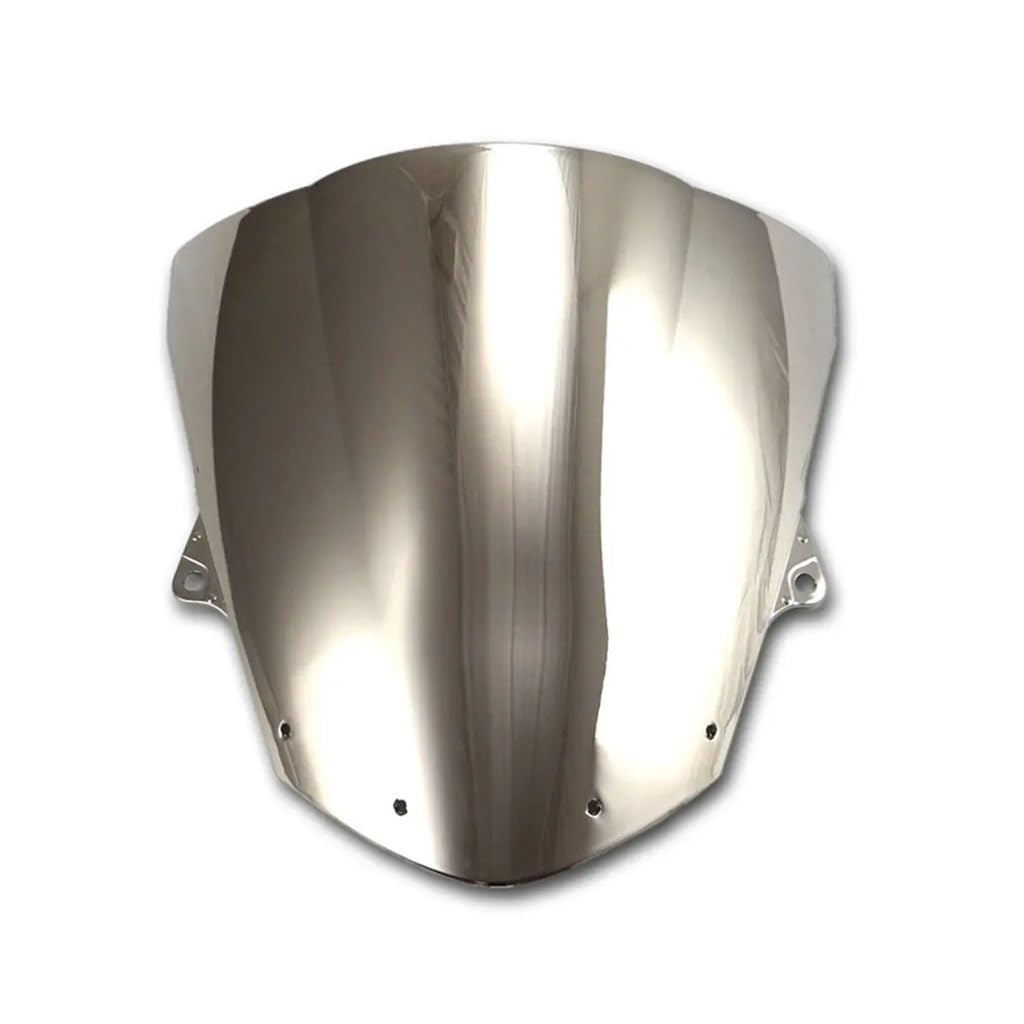 MLTLKPPVNG Windschild Spoiler Motorrad Windschutzscheibe Windabweiser Bildschirm Double Bubble Für K&awasaki Für Ninja Für ZX10R Für ZX1000F 2008 2009 2010 ZX636E 2009-2018(Chrom) von MLTLKPPVNG