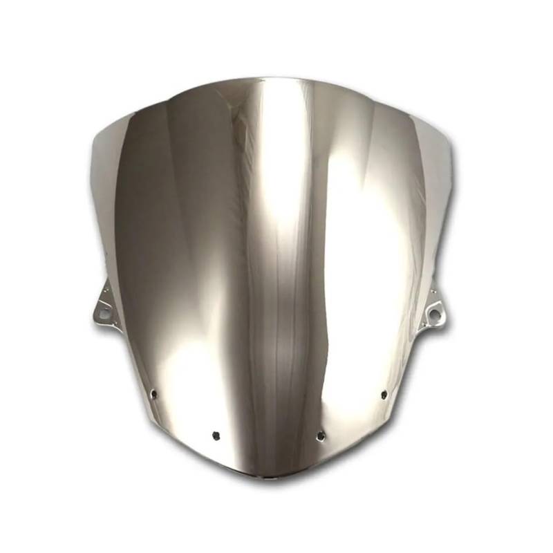 MLTLKPPVNG Windschild Spoiler Motorrad Windschutzscheibe Windabweiser Bildschirm Double Bubble Für K&awasaki Für Ninja Für ZX10R Für ZX1000F 2008 2009 2010 ZX636E 2009-2018(Chrom) von MLTLKPPVNG