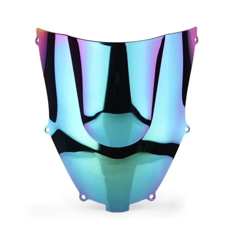 MLTLKPPVNG Windschild Spoiler Motorrad Windschutzscheibe Windschutz Für K&awasaki Für ZX9R 2000 01 2002 2003 Double Bubble Winddicht ABS Kunststoff(Deep-Iridium) von MLTLKPPVNG
