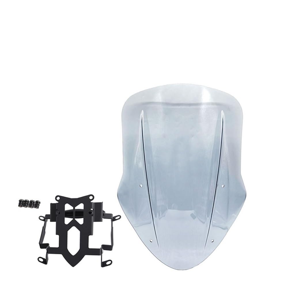 MLTLKPPVNG Windschild Spoiler Motorrad Windschutzscheibe Windschutz Schild Bildschirm Mit Montage Halterung Für Du&Cati Für Diavel 2014 2015 2016 2017 2018 2019 2020(Smoke 2014-2018) von MLTLKPPVNG