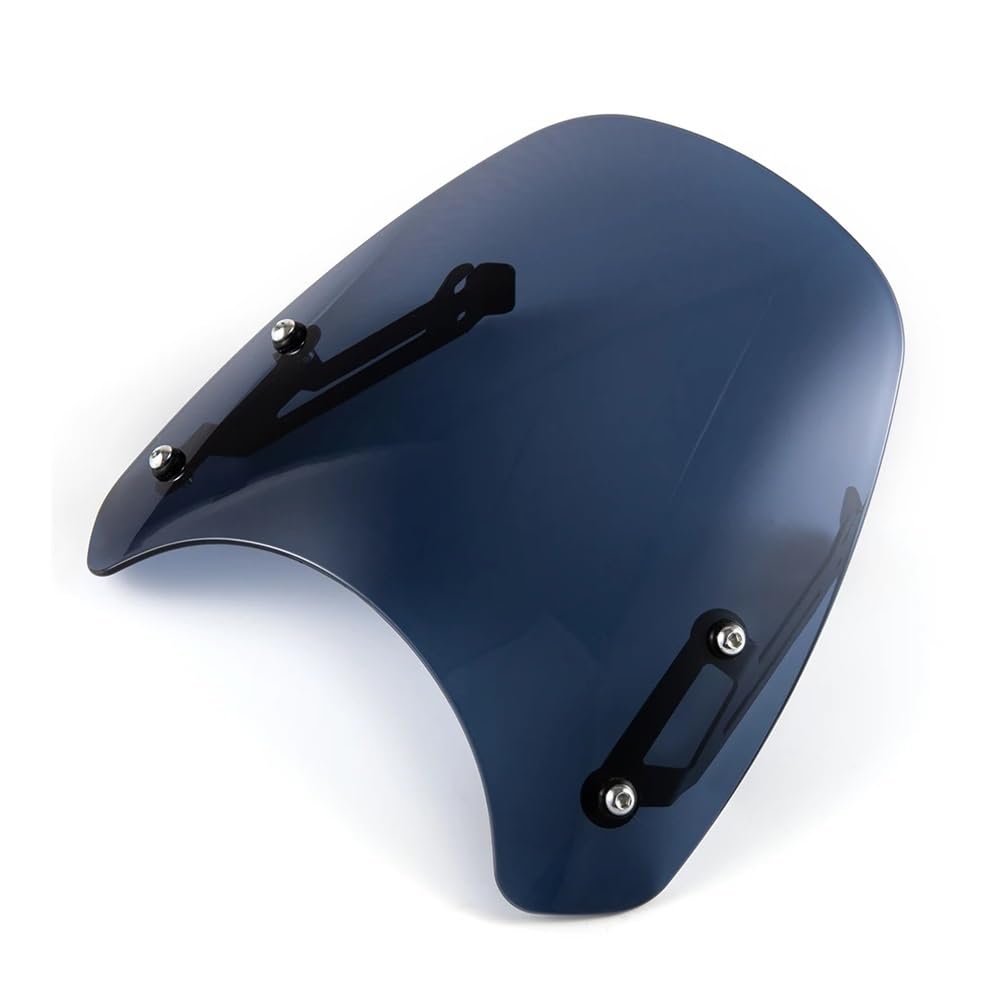 MLTLKPPVNG Windschild Spoiler Motorrad Windschutzscheibe Windschutz Windabweiser Mit Halterung Für Du&Cati Für Scrambler 2015 2016 2017 2018 2019(Gray) von MLTLKPPVNG