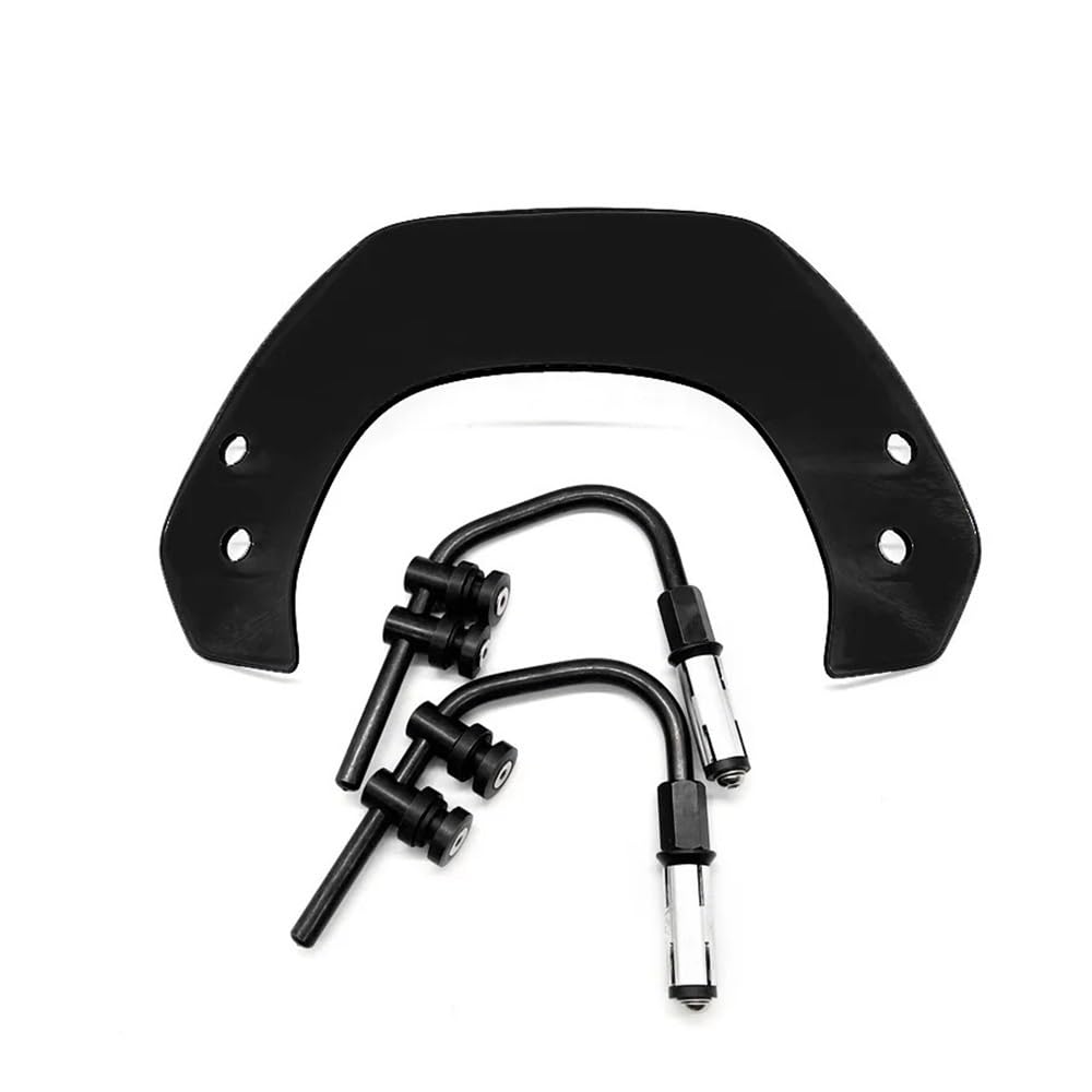 MLTLKPPVNG Windschild Spoiler Motorrad Windschutzscheibe Windschutzscheibe Luftstrom Visier Windabweiser Schutz Für Vesp&a Für Sprint 125 Für Sprint 150 16–22 Für Sprint 125/150(Black) von MLTLKPPVNG