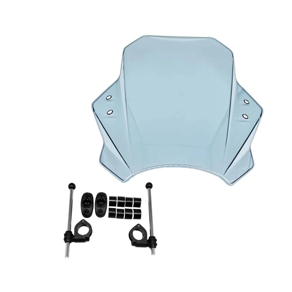 MLTLKPPVNG Windschild Spoiler Universal Motorrad Windschutz Windschutz Für Für Rebel Für CMX 250 300 500 1100 2017 2018 2019 2020 2021 Für CMX300 Für CMX 500 Für CMX 1100(Leichter Rauch) von MLTLKPPVNG