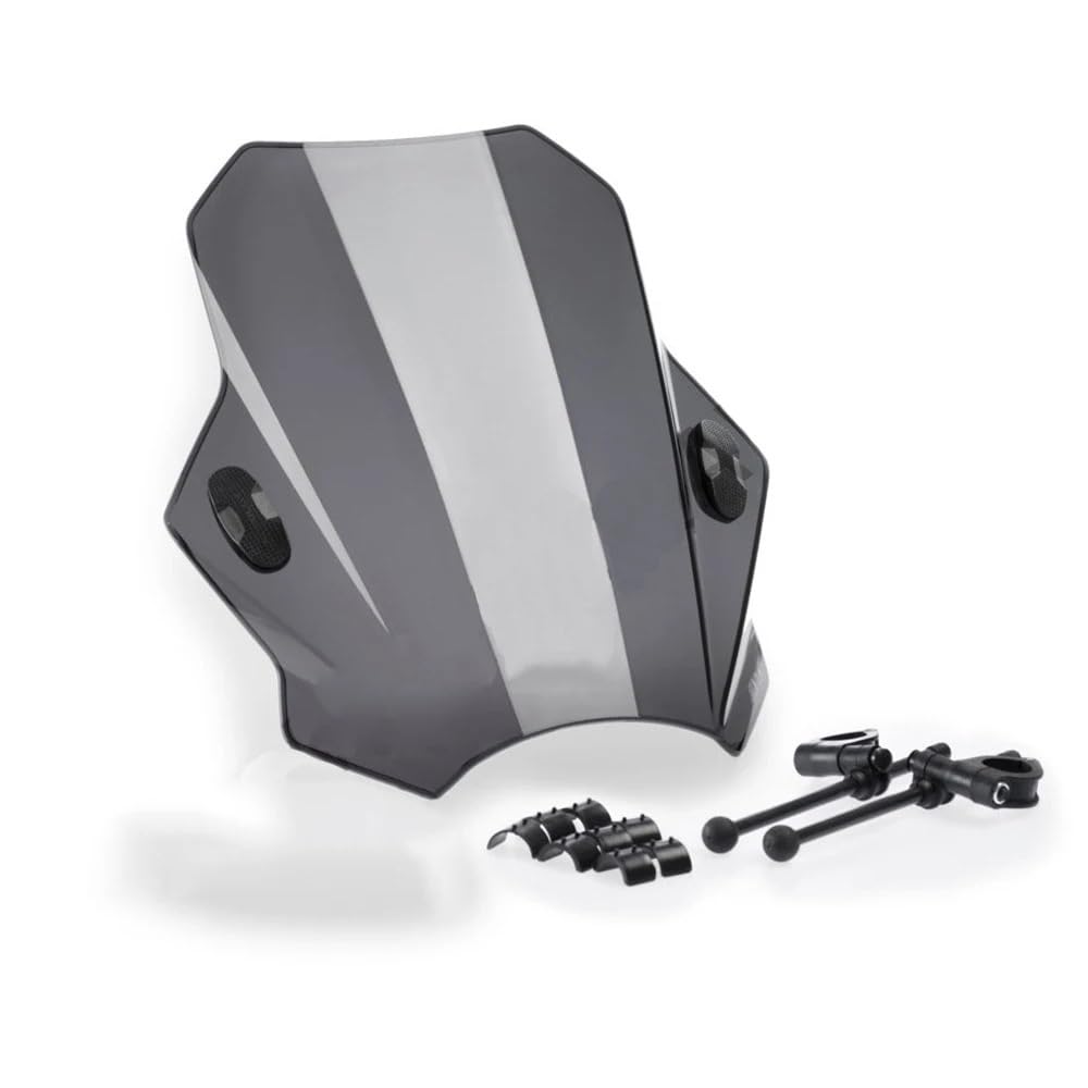 MLTLKPPVNG Windschild Spoiler Universal Motorrad Windschutzscheibe Deckt Bildschirm Rauch Objektiv Motorräder Deflektor Für Y&amaha Für MT-15 Für MT15 Für MT 15 2020 2021 2022 2023(Grau) von MLTLKPPVNG
