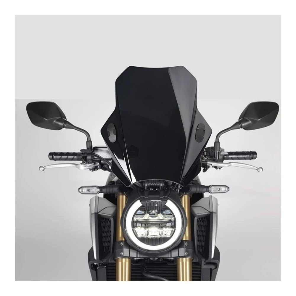 MLTLKPPVNG Windschild Spoiler Windschutzscheibe Für Für CB650R 1000R 2019 2020 2021 Für CB650 R Für CB 1000 R Windschutzscheibe(Black) von MLTLKPPVNG
