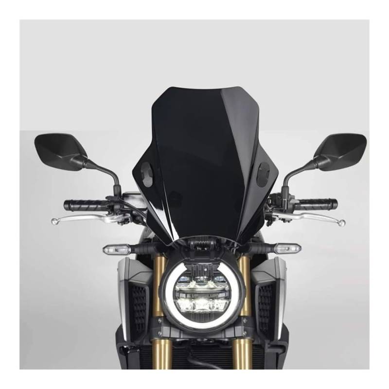 MLTLKPPVNG Windschild Spoiler Windschutzscheibe Für Für CB650R 1000R 2019 2020 2021 Für CB650 R Für CB 1000 R Windschutzscheibe(Black) von MLTLKPPVNG