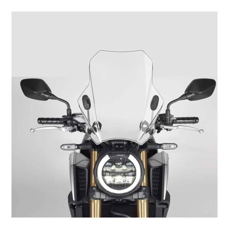 MLTLKPPVNG Windschild Spoiler Windschutzscheibe Für Für CB650R 1000R 2019 2020 2021 Für CB650 R Für CB 1000 R Windschutzscheibe(Transparent) von MLTLKPPVNG