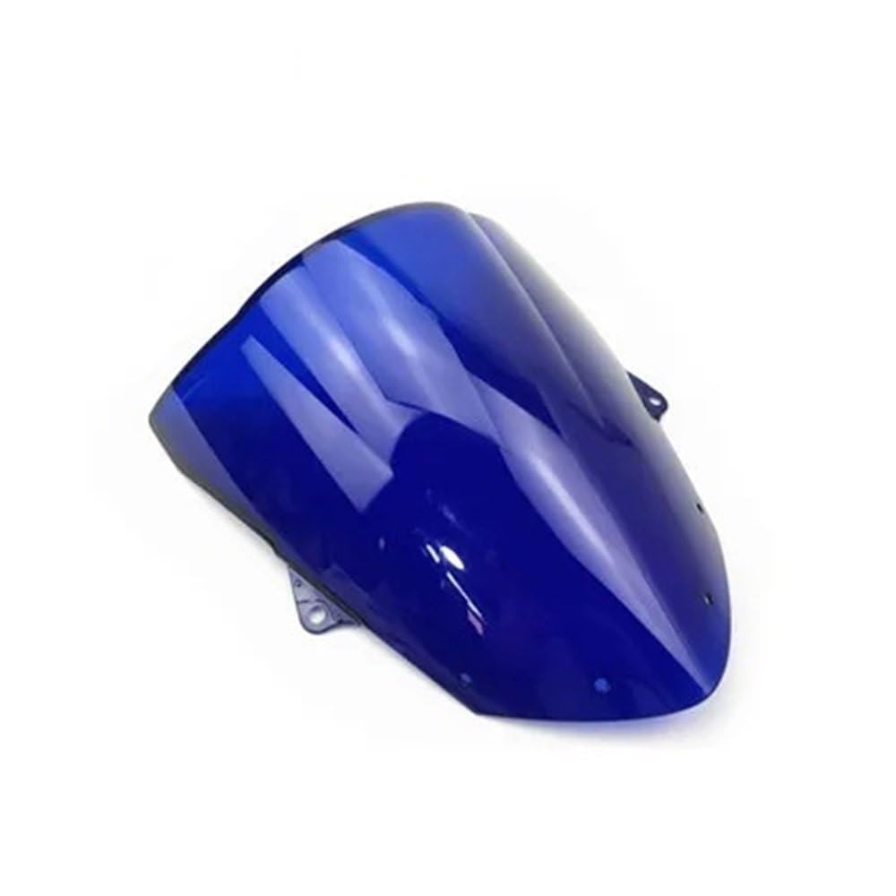 MLTLKPPVNG Windschild Spoiler Windschutzscheibe Windschutz Double Bubble Für K&awasaki Für Ninja Für ZX6R Für ZX-6R 636 2009-2015 2016 2017 2018 2019 Windabweiser Bildschirm(Blue) von MLTLKPPVNG