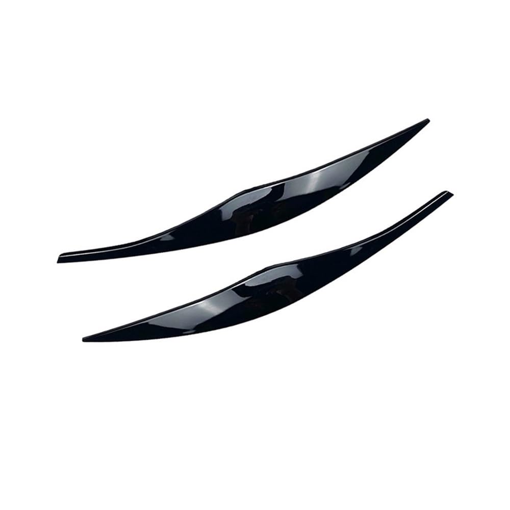 Vorderes Augenlid-Trimmen Für 3er E90 E91 320i 330i 2005 2006 2007 2008 2009 2010 2011 Limousine/Touring Scheinwerfer Augenbrauen Augenlid Scheinwerfer Augenbraue(Black) von MLTLKPPVNG