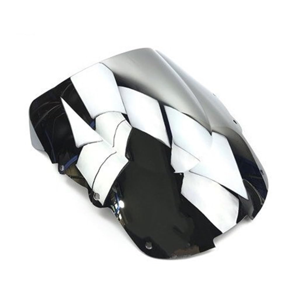 Windschild Spoiler Für Für CBR1100XX Für CBR 1100 XX Für Super Blackbird 1996-2002 2003 2004 2005 2006 2007 Für CBR 1100XX Motorrad Windschutzscheibe(Chrom) von MLTLKPPVNG