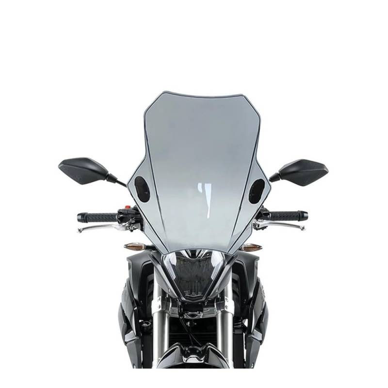 Windschild Spoiler Für VOGE Für 500R Für 500 R 2021 2022 Motorrad Windschutz Deckt Bildschirm Rauch Objektiv Deflektor(Grau) von MLTLKPPVNG