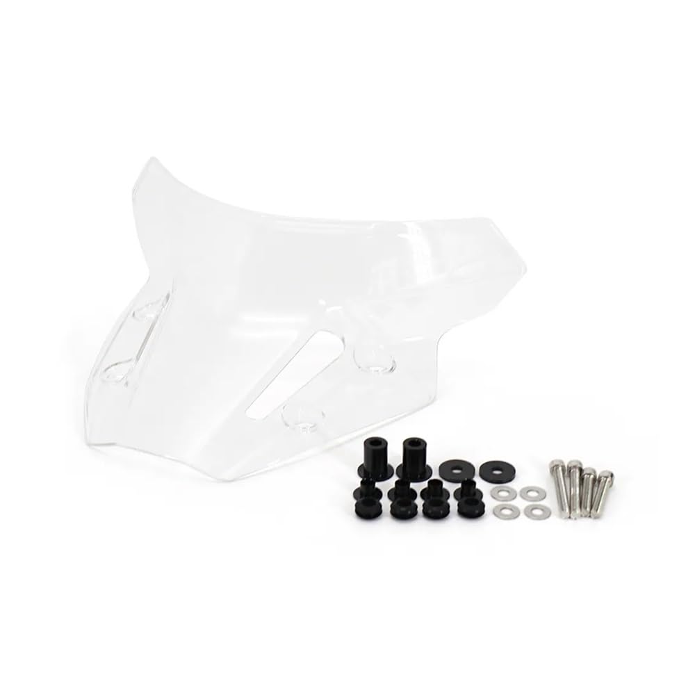 Windschild Spoiler Motorrad Touring Sport Windschutz Visier Deflektor Für Y&amaha Für MT-09 Für MT09 Für MT Für FZ 09 Für FZ09 Für FZ-09 2021 2022(Transparent) von MLTLKPPVNG