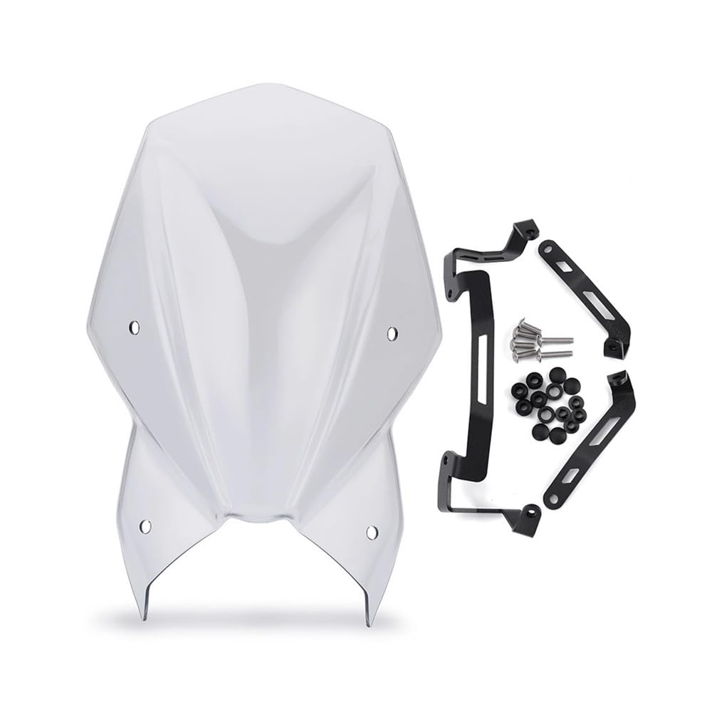 Windschild Spoiler Motorrad Windschutzscheibe Windschutz Für Suzu&ki Für GSX-S1000 Für GSX S Für GSXS1000 Für GSXS 2021 2022 Windabweiser Schild Bildschirm(Leichter Rauch) von MLTLKPPVNG