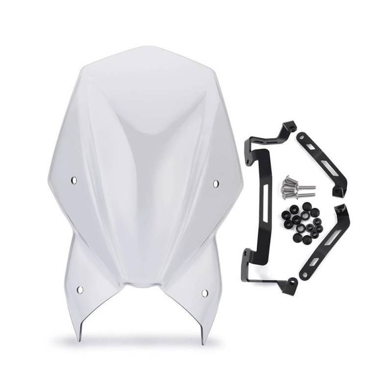 Windschild Spoiler Motorrad Windschutzscheibe Windschutz Für Suzu&ki Für GSX-S1000 Für GSX S Für GSXS1000 Für GSXS 2021 2022 Windabweiser Schild Bildschirm(Leichter Rauch) von MLTLKPPVNG