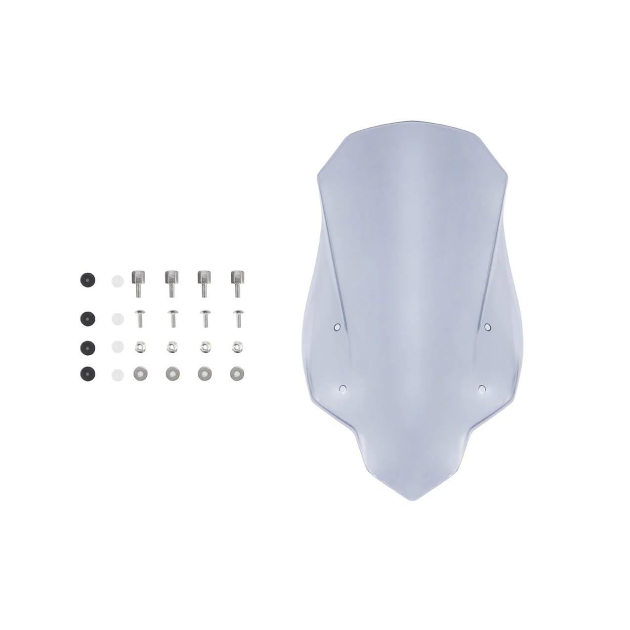 Windschild Spoiler Windschutzscheibe Mit Schrauben Für Für CB500X 2016 2017 2018 2019 2020 Für CB 500 X Für CB 500X Motorrad Windschutz Deflektor Visier(Leichter Rauch) von MLTLKPPVNG