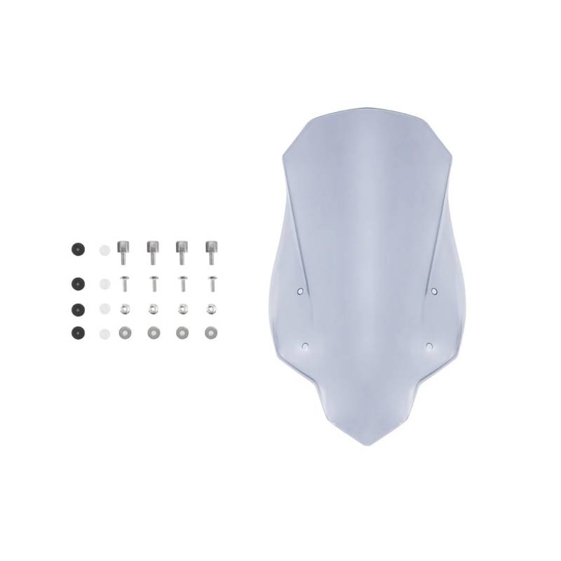 Windschild Spoiler Windschutzscheibe Mit Schrauben Für Für CB500X 2016 2017 2018 2019 2020 Für CB 500 X Für CB 500X Motorrad Windschutz Deflektor Visier(Leichter Rauch) von MLTLKPPVNG