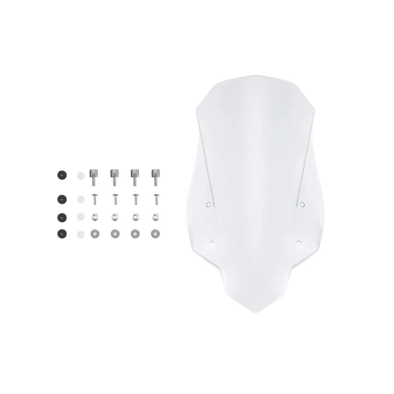 Windschild Spoiler Windschutzscheibe Mit Schrauben Für Für CB500X 2016 2017 2018 2019 2020 Für CB 500 X Für CB 500X Motorrad Windschutz Deflektor Visier(Transparent) von MLTLKPPVNG