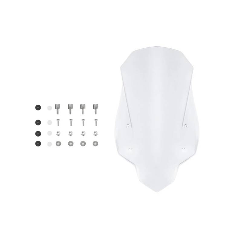 Windschild Spoiler Windschutzscheibe Mit Schrauben Für Für CB500X 2016 2017 2018 2019 2020 Für CB 500 X Für CB 500X Motorrad Windschutz Deflektor Visier(Transparent) von MLTLKPPVNG