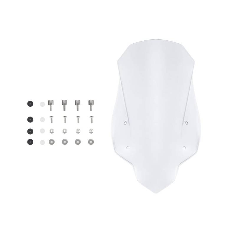 Windschild Spoiler Windschutzscheibe Mit Schrauben Für Für CB500X 2016 2017 2018 2019 2020 Für CB 500 X Für CB 500X Motorrad Windschutz Deflektor Visier(Transparent) von MLTLKPPVNG