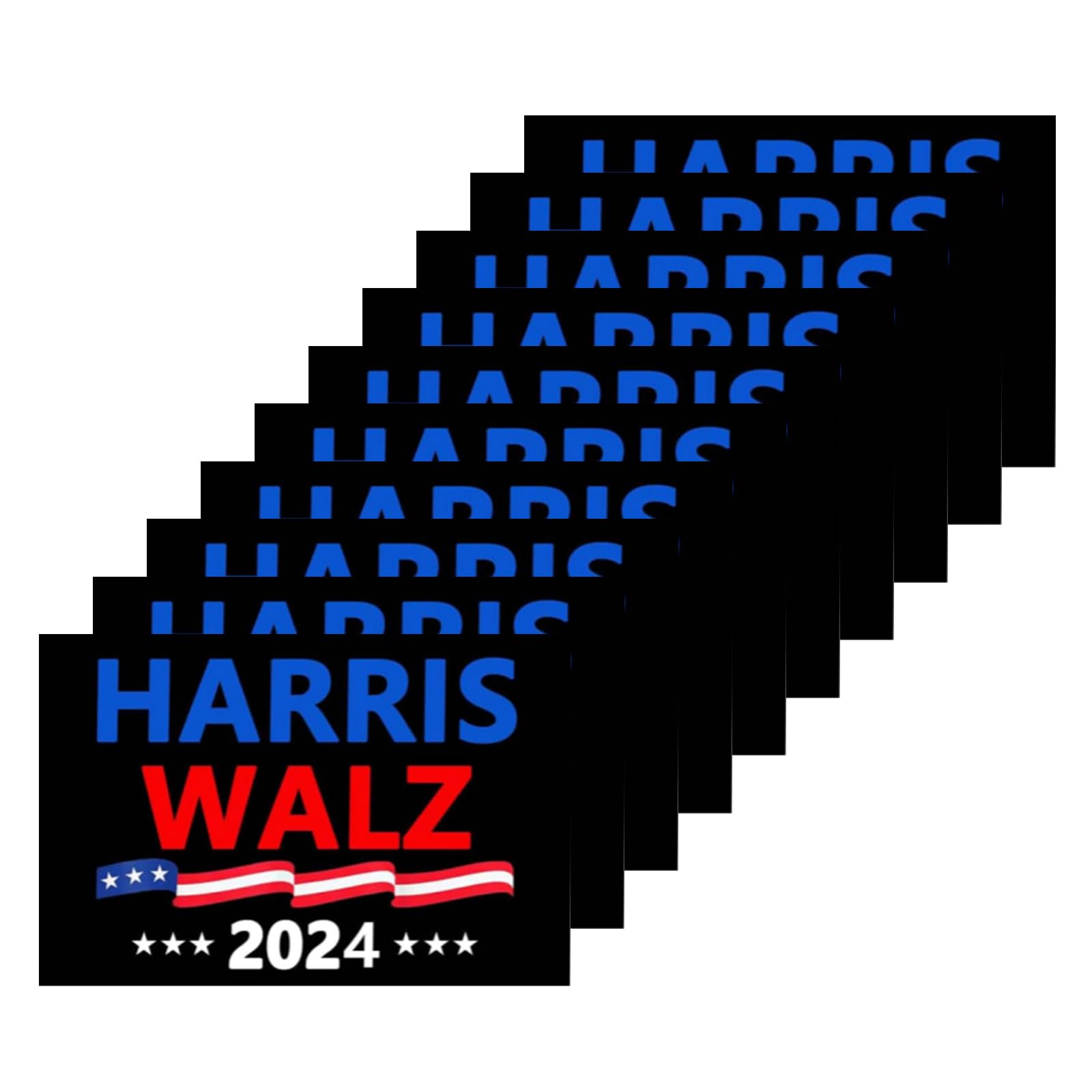 MLWSKERTY 10 Pack Harris Walz 2024 Auto Stoßfänger Fensteraufkleber 8x4inch Laptop Aufkleber Kleberkleber Kleber Aufkleber MLWSKERTY 10 Pack Harris Walz 2024 Auto Stoßfänger Fensteraufkleber 8x4inch Laptop Aufkleber Kleberkleber Kleber Aufkleber von MLWSKERTY