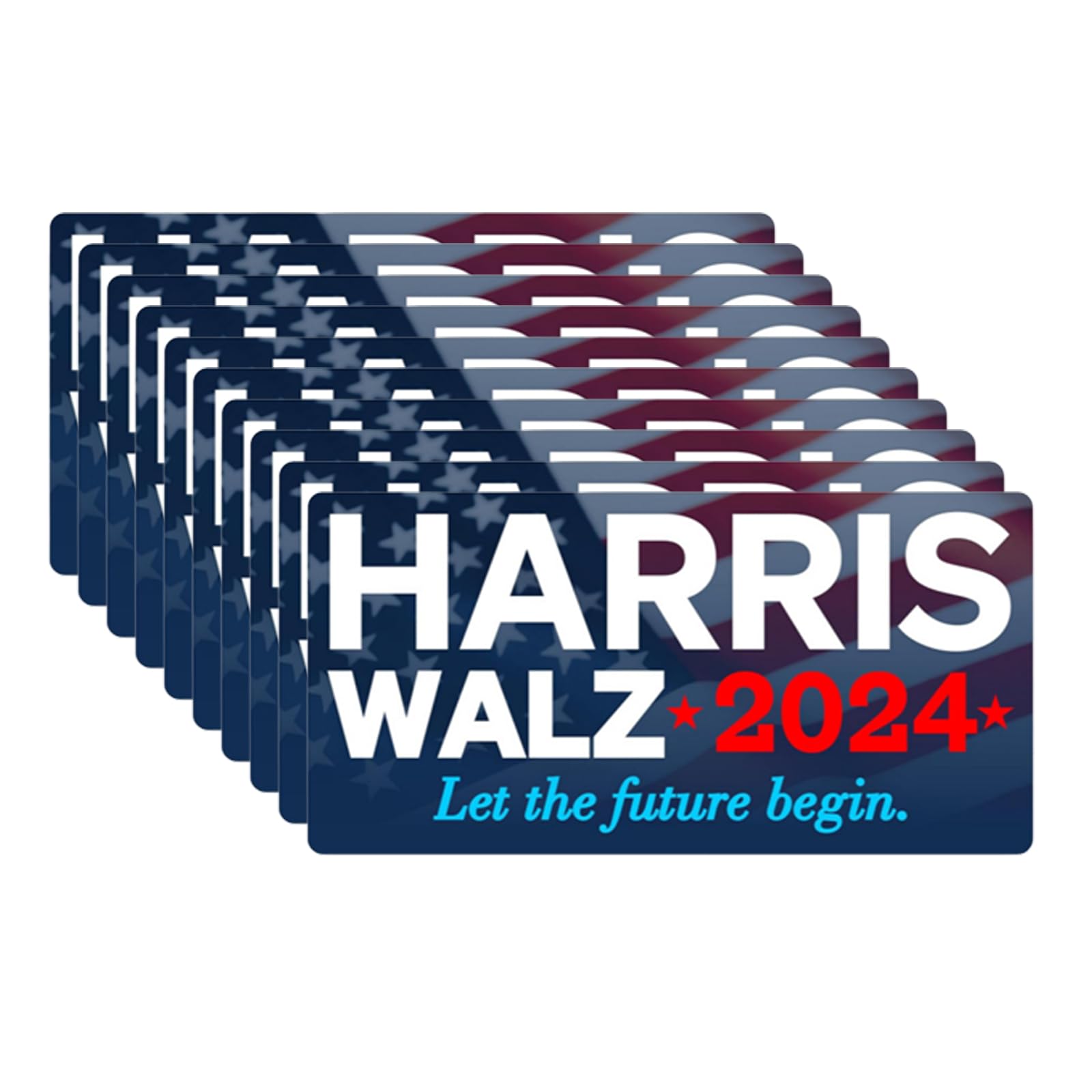 MLWSKERTY 10 Pack Harris Walz 2024 Auto Stoßfänger Fensteraufkleber 8x4inch Laptop Aufkleber Kleberkleber Kleber Aufkleber MLWSKERTY 10 Pack Harris Walz 2024 Auto Stoßfänger Fensteraufkleber 8x4inch Laptop Aufkleber Kleberkleber Kleber Aufkleber von MLWSKERTY