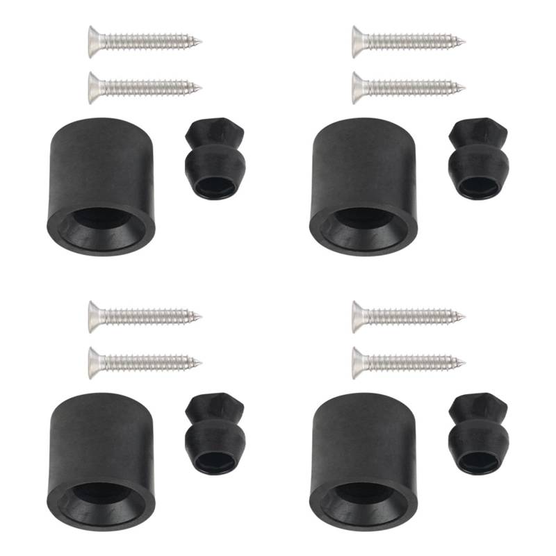 MLWSKERTY 4PCS Anhänger Türhalter Set Gummistopper Fade Resistant Trailer Türstütze Einfache Installationen Für Pferdeanhänger von MLWSKERTY