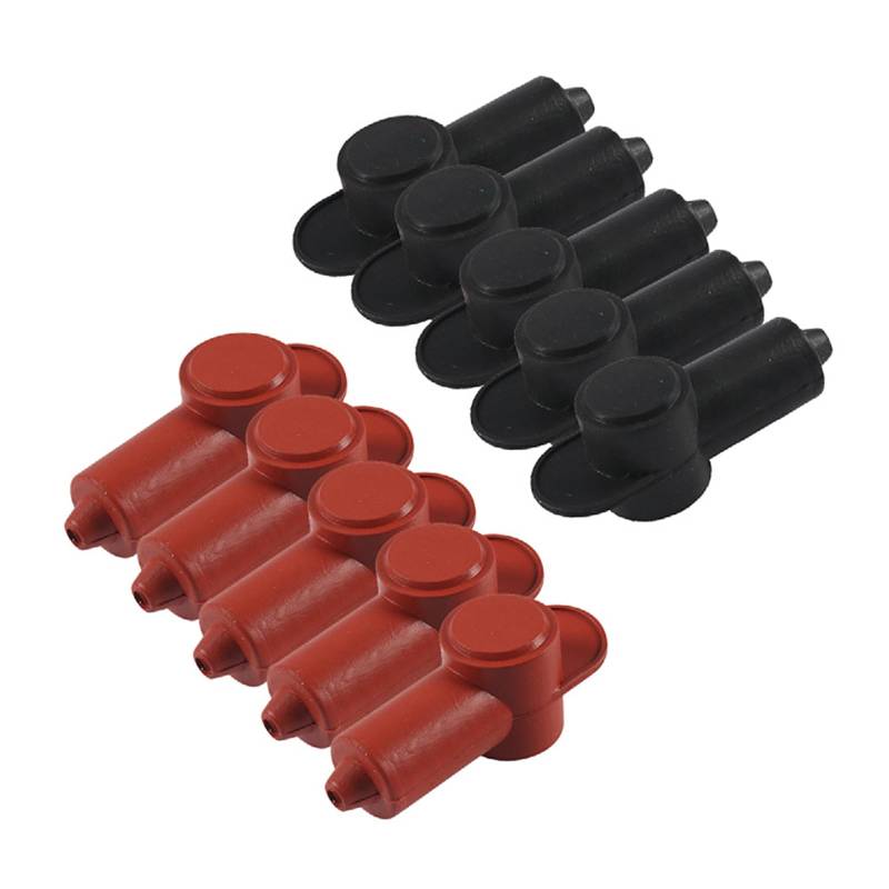 MLWSKERTY 5Pair Batterieanschlussabdeckung Isolierflexible Protektor Positive Und Anschlusskappen Auto Batterieabdeckung von MLWSKERTY