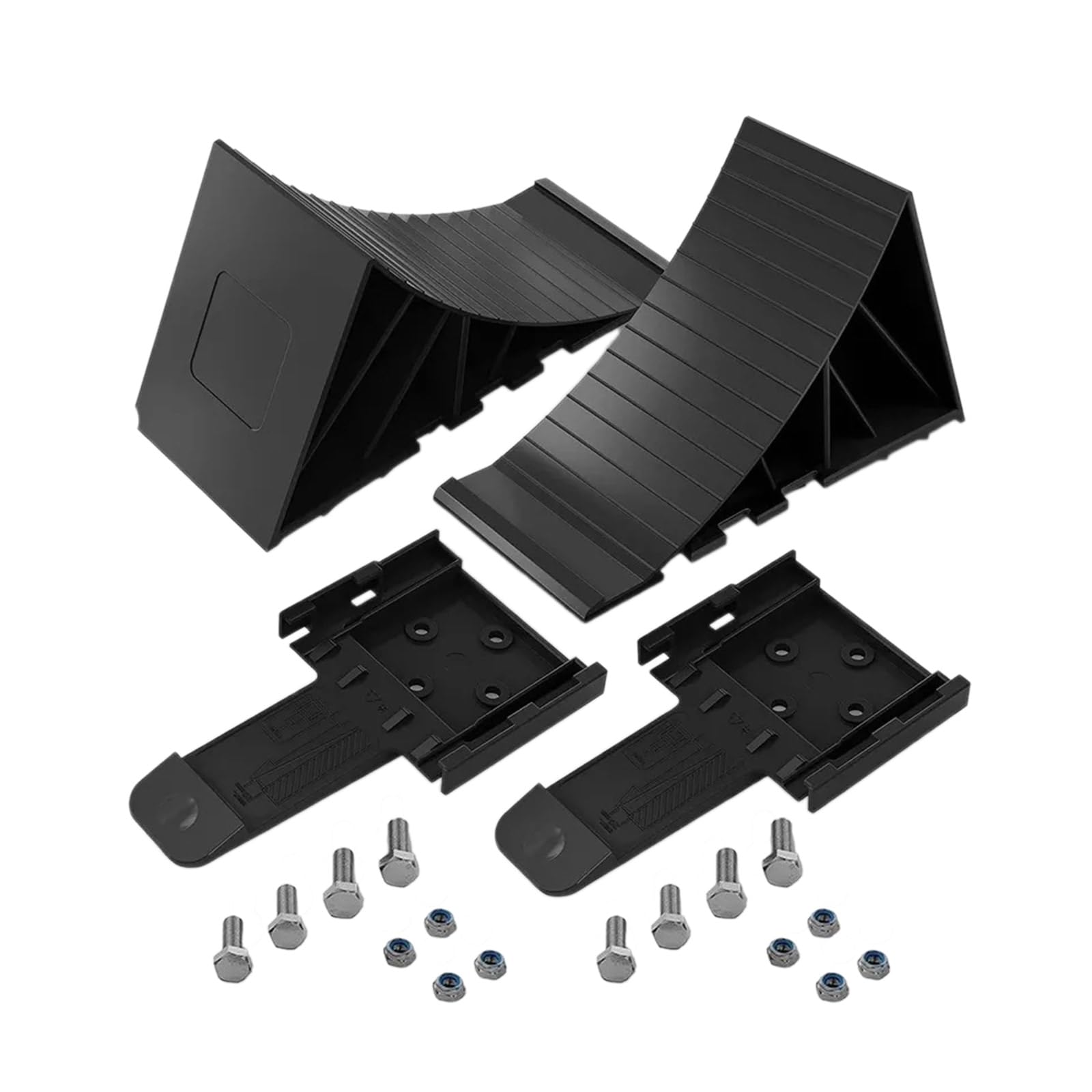 MLWSKERTY Fahrzeugrad Reifenschock Stopp Block Wheel Skid Resist Basis Reifenstützpolster Schwerlast Radstopper Mit MLWSKERTY Fahrzeugrad Reifenschock Stopp Block Wheel Skid Resist Basis Reifenstützpolster Schwerlast Radstopper Mit von MLWSKERTY