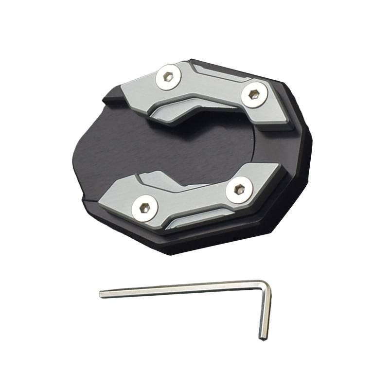 MLWSKERTY Fuß Seitenständer Für NAMX155 Aluminium Ständer Extension Pad Mit Sechskantschlüssel Kickstandplatte von MLWSKERTY