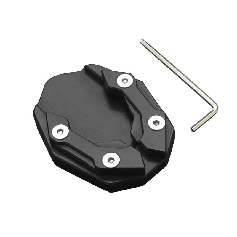 MLWSKERTY Fuß Seitenständer Für NAMX155 Aluminium Ständer Extension Pad Mit Sechskantschlüssel Kickstandplatte von MLWSKERTY
