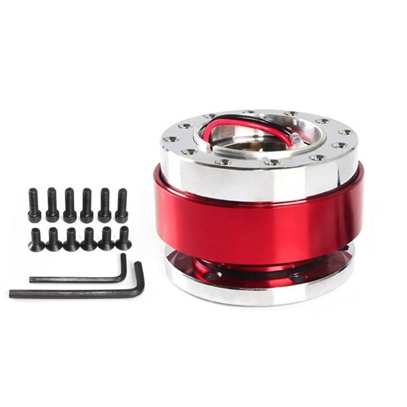 MLWSKERTY Professioneller Mechanismus Aluminium Schnellabnahme Freisetzung Adapterbasis Für Motorsport Enthusiasten Lenkrad von MLWSKERTY