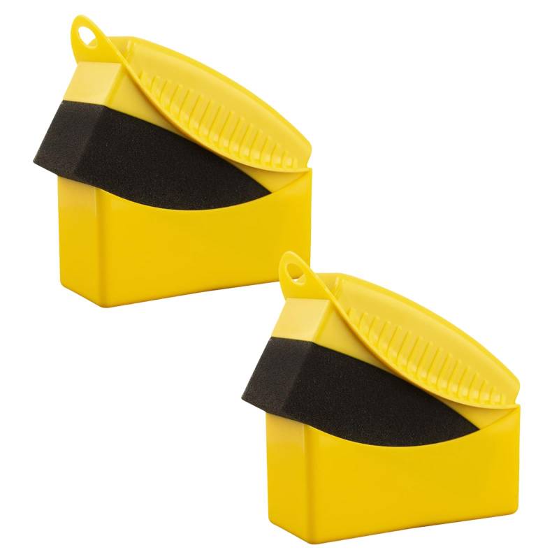 MLWSKERTY Wiederverwendbare Reifen Dressing Applikator Pad Reifenschwamm Applikatoren Autorad Wachsen Pad Automatisch Detaillierung Tool von MLWSKERTY