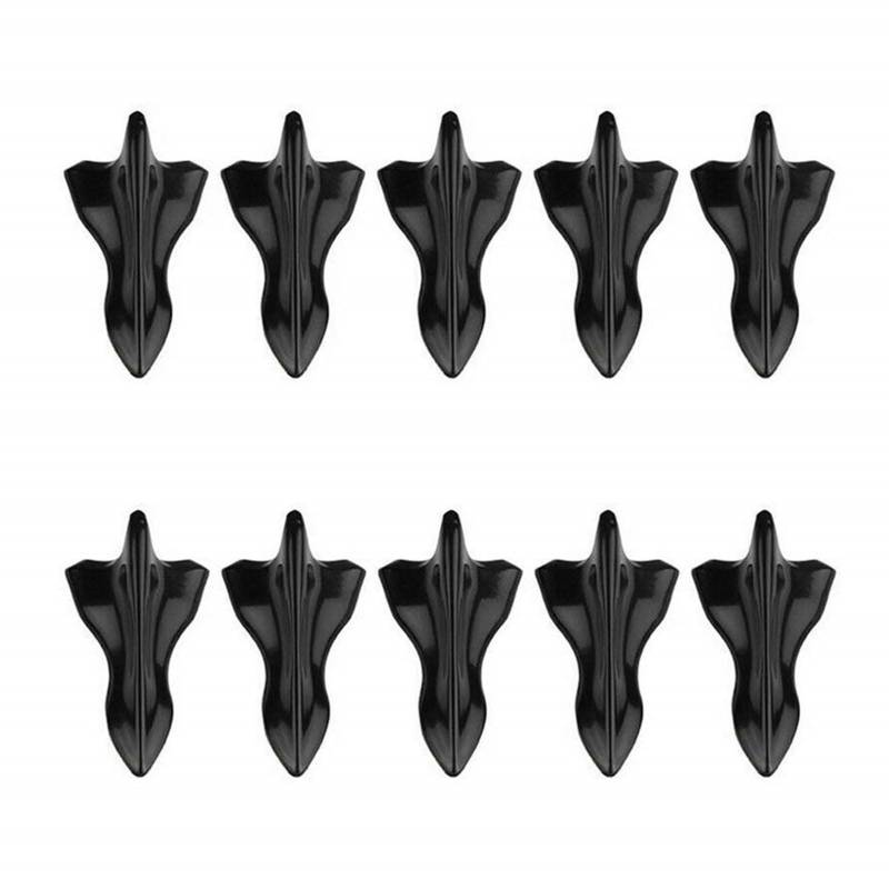 Packung Von 10 Allgemeinen Flossen Whirl Generatoren Stoßfänger Spoiler Ansatz Einfach Zu Verwenden Für Autodachspoiler & Stoßfänger von MLWSKERTY