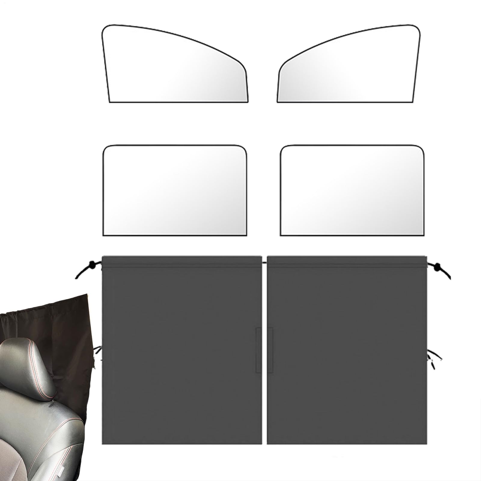 MLqkpwy Autovorhänge für Fenster | Atmungsaktiver Auto-Sichtschutz – UV-blockierender Sonnenschutz für Baby-Nickerchen, Camping, Schlaf, Autoreisen, Stillen, Haustierschutz MLqkpwy Autovorhänge für Fenster | Atmungsaktiver Auto-Sichtschutz – UV-blockierender Sonnenschutz für Baby-Nickerchen, Camping, Schlaf, Autoreisen, Stillen, Haustierschutz von MLqkpwy