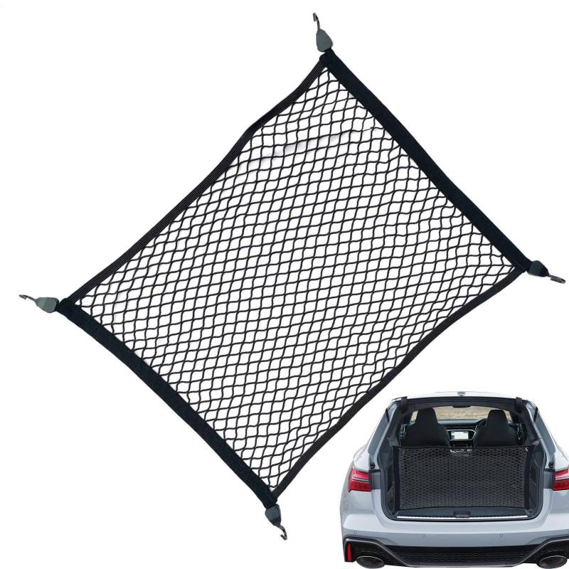 MLqkpwy Gepäcknetz | Kofferraum-Netz-Organizer für Auto, sichere Aufbewahrung, platzsparende Auto-Organisation für Fahrzeuge, Wohnmobile, lange Reisen von MLqkpwy